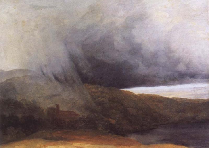 Pierre de Valenciennes Storm by the Banks of a Lake